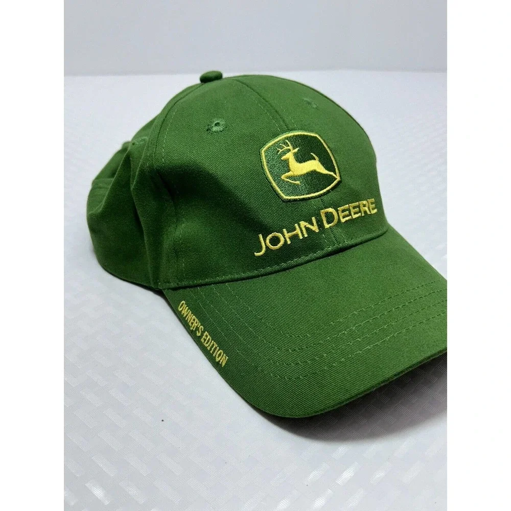 John Deere Hat Adjustable Cap Owner's‎ Edition Green Nothing Runs Like A Deere